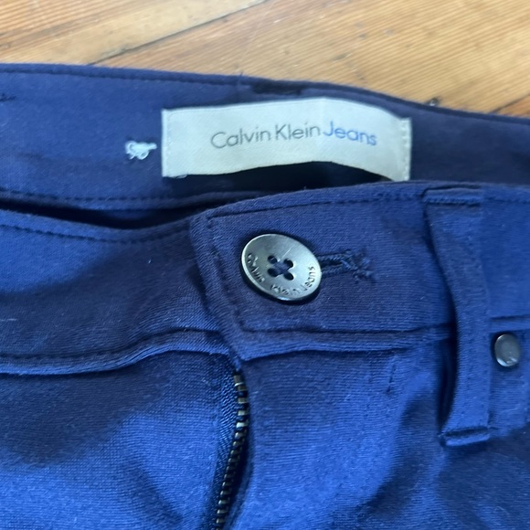 Navy Blue Calvin Klein Pants Size 6 - Picture 3 of 3